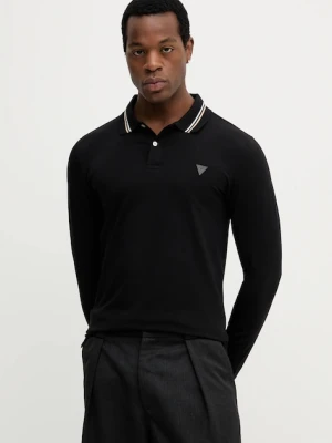 Guess longsleeve OLIVER kolor czarny gładki M5YP36 J1314