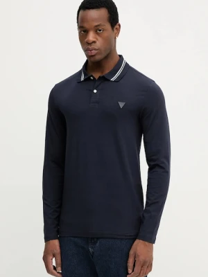 Guess longsleeve OLIVER kolor granatowy gładki M5YP36 J1314