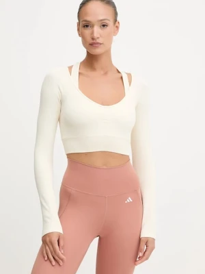 Guess longsleeve PEONY damskie kolor beżowy V5YP06 Z3OA0