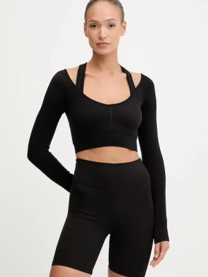 Guess longsleeve PEONY damskie kolor czarny V5YP06 Z3OA0