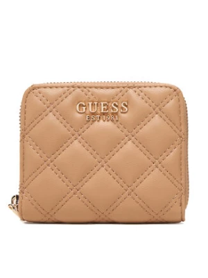 Guess Mały Portfel Damski Guilly II Sgl SWQG96 73137 Beżowy