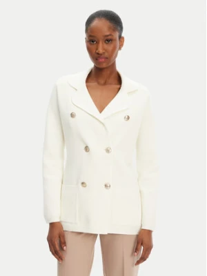 Guess Marynarka 5RGR10 5851Z Écru Regular Fit