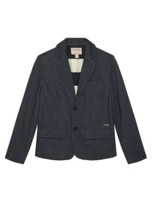 Guess Marynarka L6RN01 KCL30 Granatowy Regular Fit