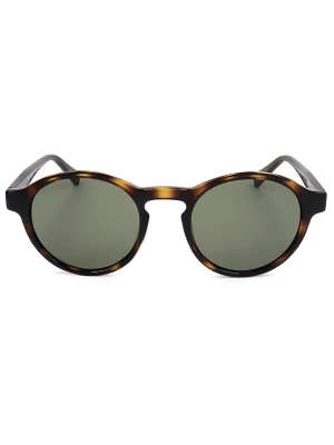 Guess Męskie okulary przeciwsłoneczne w kolorze brązowo-oliwkowym rozmiar: 50