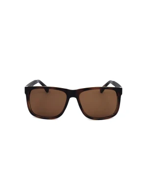 Guess Męskie okulary przeciwsłoneczne w kolorze brązowym rozmiar: 54