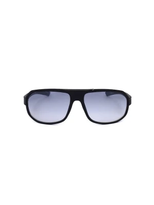 Guess Męskie okulary przeciwsłoneczne w kolorze czarno-błękitnym rozmiar: 64