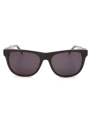 Guess Męskie okulary przeciwsłoneczne w kolorze czarno-fioletowym rozmiar: 54