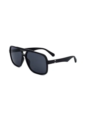 Guess Męskie okulary przeciwsłoneczne w kolorze czarno-granatowym rozmiar: 61