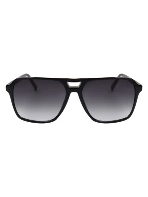 Guess Męskie okulary przeciwsłoneczne w kolorze czarno-granatowym rozmiar: 62