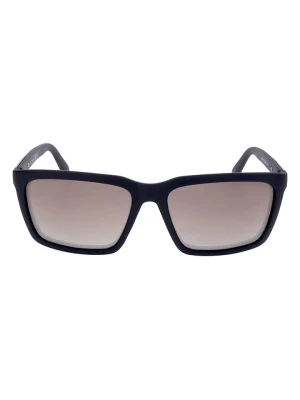 Guess Męskie okulary przeciwsłoneczne w kolorze czarno-jasnobrązowym rozmiar: 59