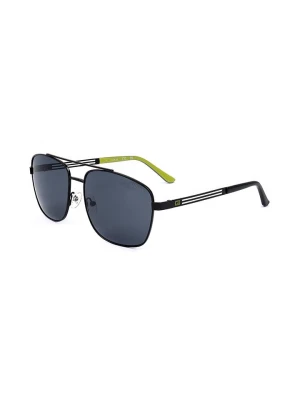 Guess Męskie okulary przeciwsłoneczne w kolorze czarnym rozmiar: 58