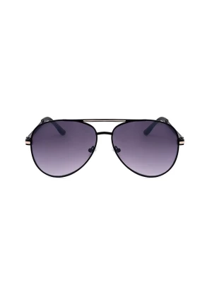 Guess Męskie okulary przeciwsłoneczne w kolorze czarnym rozmiar: 61