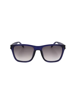 Guess Męskie okulary przeciwsłoneczne w kolorze niebieskim rozmiar: 57