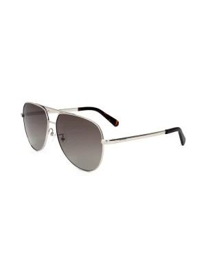Guess Męskie okulary przeciwsłoneczne w kolorze srebrnym rozmiar: 62