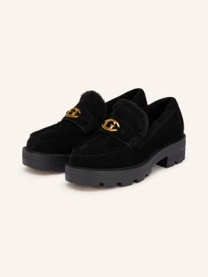 Guess Mokasyny Yanikay schwarz