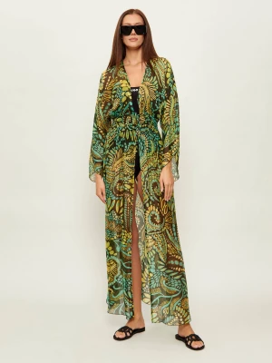 Guess Narzutka INES | Relaxed fit | z dodatkiem jedwabiu