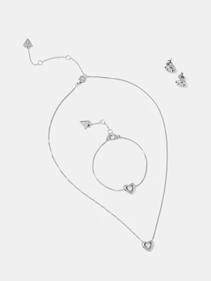 Guess naszyjnik, bransoletka i kolczyki BELOVED