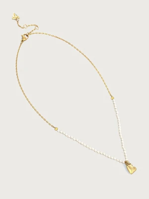 Guess naszyjnik damski ze stali nierdzewnej GOLDEN LOVE
