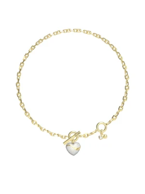 Guess Naszyjnik JUBN04 494JW Złoty