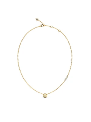 Guess Naszyjnik JUBN04 593JW Złoty