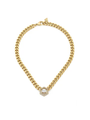 Guess Naszyjnik JUBN06 185JW Złoty