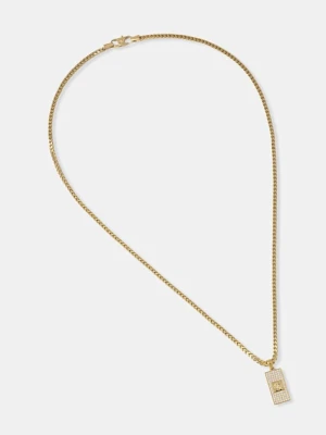 Guess naszyjnik z zawieszką męski ze stali nierdzewnej 4G FRONTIERS