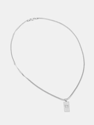 Guess naszyjnik z zawieszką męski ze stali nierdzewnej 4G FRONTIERS