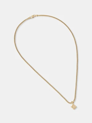 Guess naszyjnik z zawieszką męski ze stali nierdzewnej 4G FRONTIERS