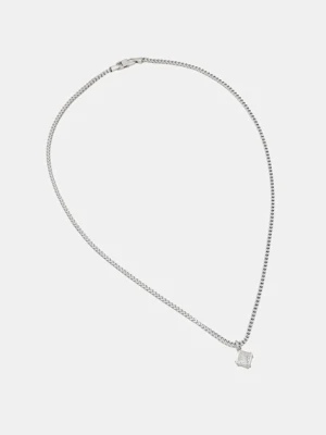 Guess naszyjnik z zawieszką męski ze stali nierdzewnej 4G FRONTIERS