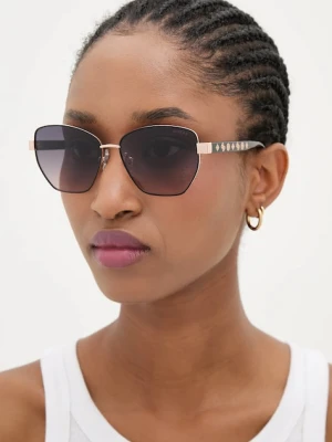Guess okulary damskie kolor czarny GU00102_5605B