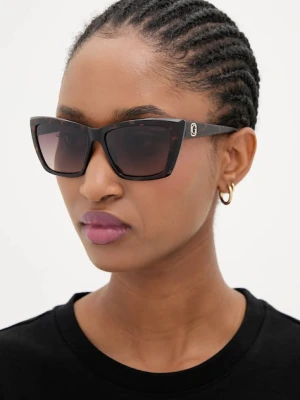 Guess okulary przeciwsłoneczne damskie kolor bordowy GU00098_5552F