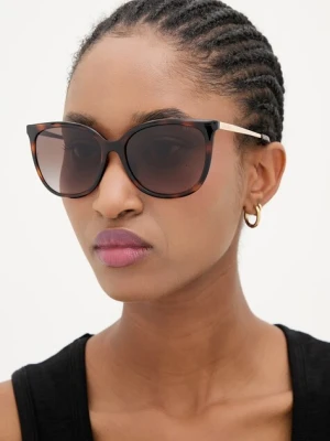 Guess okulary przeciwsłoneczne damskie kolor bordowy GU00150_H_5952F