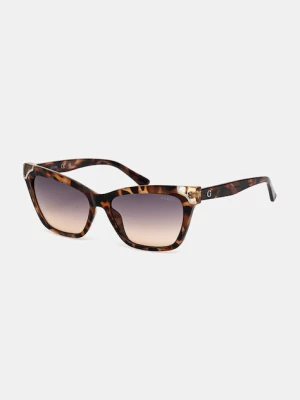 Guess okulary przeciwsłoneczne damskie kolor brązowy GU7840 56B