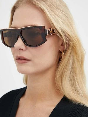 Guess okulary przeciwsłoneczne damskie kolor brązowy GU7914_5852E