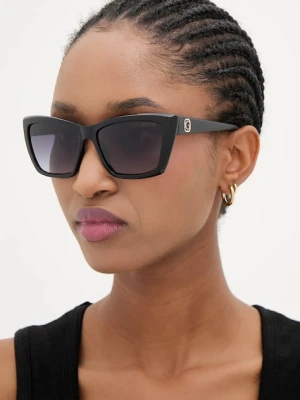 Guess okulary przeciwsłoneczne damskie kolor czarny GU00098_5501B