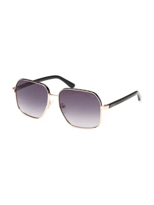 Guess okulary przeciwsłoneczne damskie kolor czarny GU00107_5805B