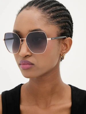Guess okulary przeciwsłoneczne damskie kolor czarny GU00108_6005B