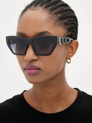 Guess okulary przeciwsłoneczne damskie kolor czarny GU00111_5601B