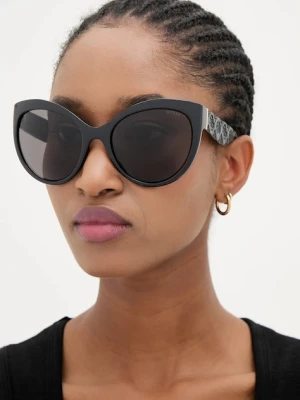 Guess okulary przeciwsłoneczne damskie kolor czarny GU00130_6101A