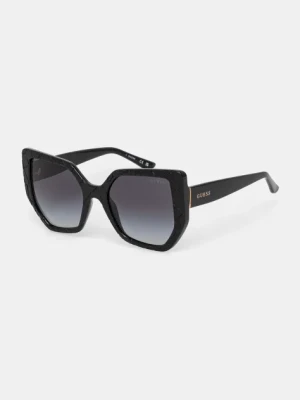 Guess okulary przeciwsłoneczne damskie kolor czarny GU00153_5502B