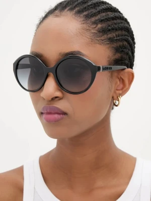 Guess okulary przeciwsłoneczne damskie kolor czarny GU00155_5701B