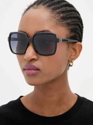 Guess okulary przeciwsłoneczne damskie kolor czarny GU00157_5701D