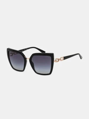 Guess okulary przeciwsłoneczne damskie kolor czarny GU00160_5501B