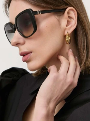 Guess okulary przeciwsłoneczne damskie kolor czarny GU7863_5801B