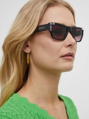 Guess okulary przeciwsłoneczne damskie kolor czarny GU7902_5301T