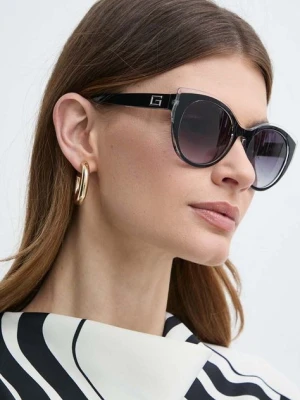Guess okulary przeciwsłoneczne damskie kolor czarny GU7909_5305B