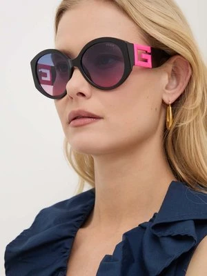 Guess okulary przeciwsłoneczne damskie kolor czarny GU7917_5674T