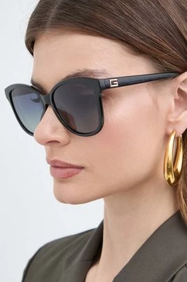 Guess okulary przeciwsłoneczne damskie kolor czarny GU7920_5801D