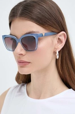 Guess okulary przeciwsłoneczne damskie kolor niebieski GU7878_5392F