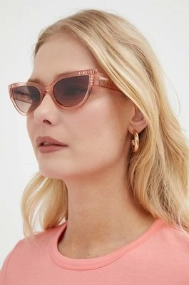 Guess okulary przeciwsłoneczne damskie kolor różowy GU7901_5444F